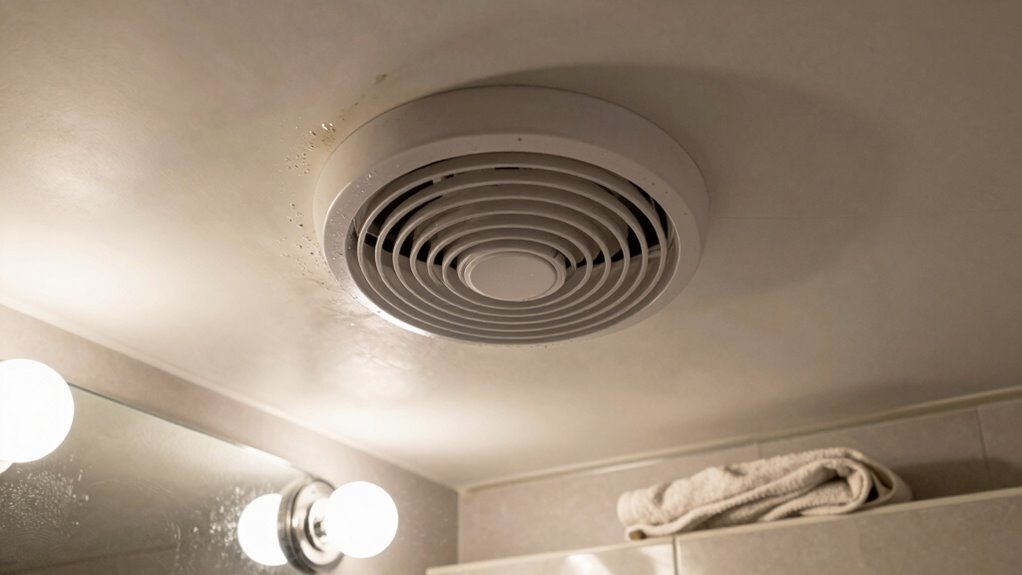 bathroom ventilation warning signs