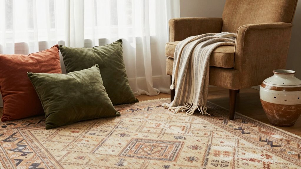 cohesive cozy pattern mixing