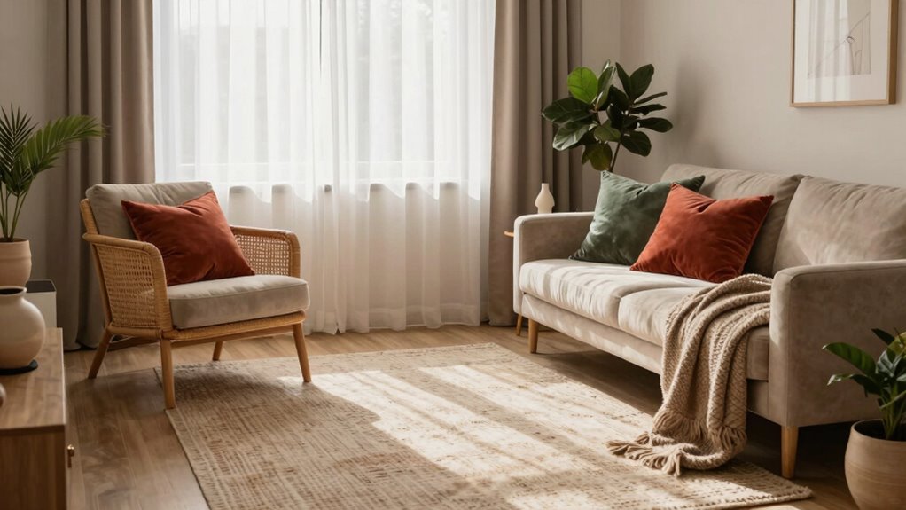 cozy layered inviting textures