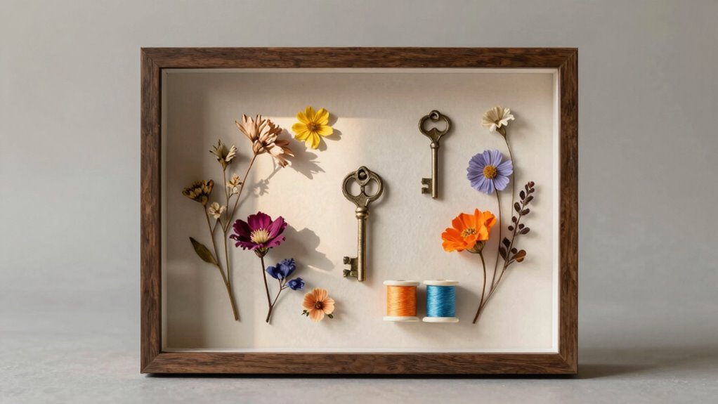 creative shadow box arrangements