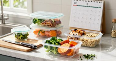 efficient weekly meal preparation