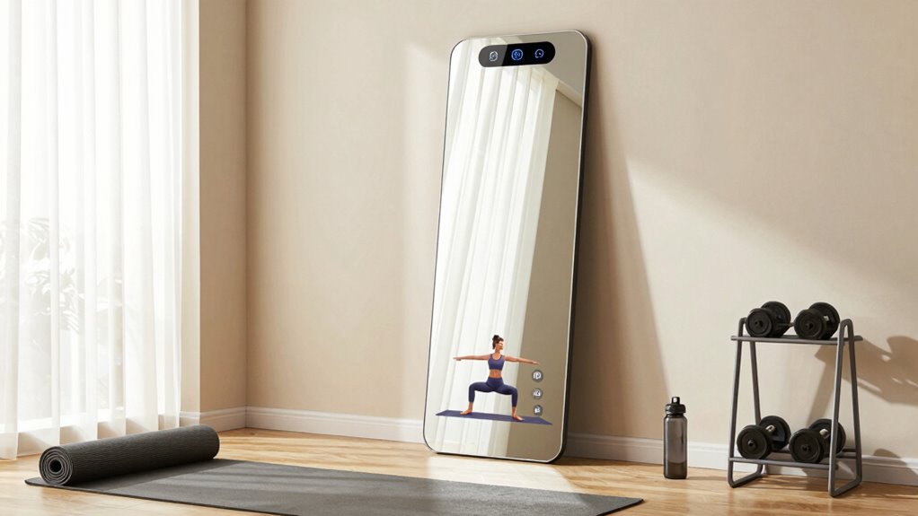 essential fitness mirror features