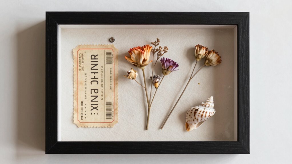 essential shadow box materials