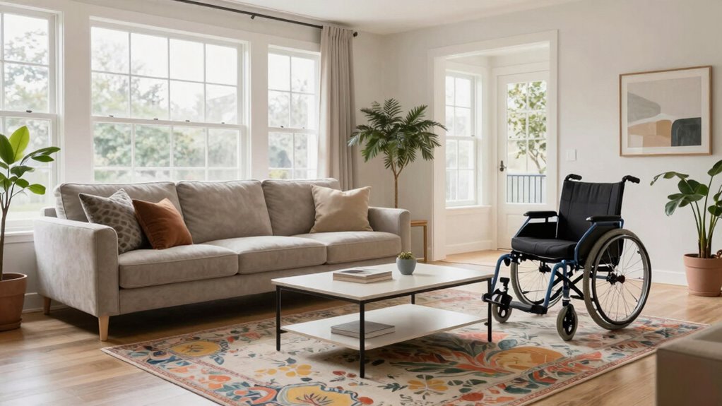 furniture flow and accessibility