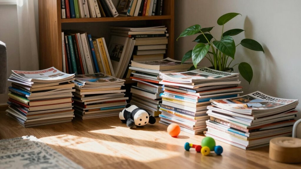 identify and organize clutter zones