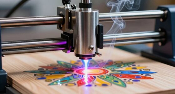 laser engraving material guide