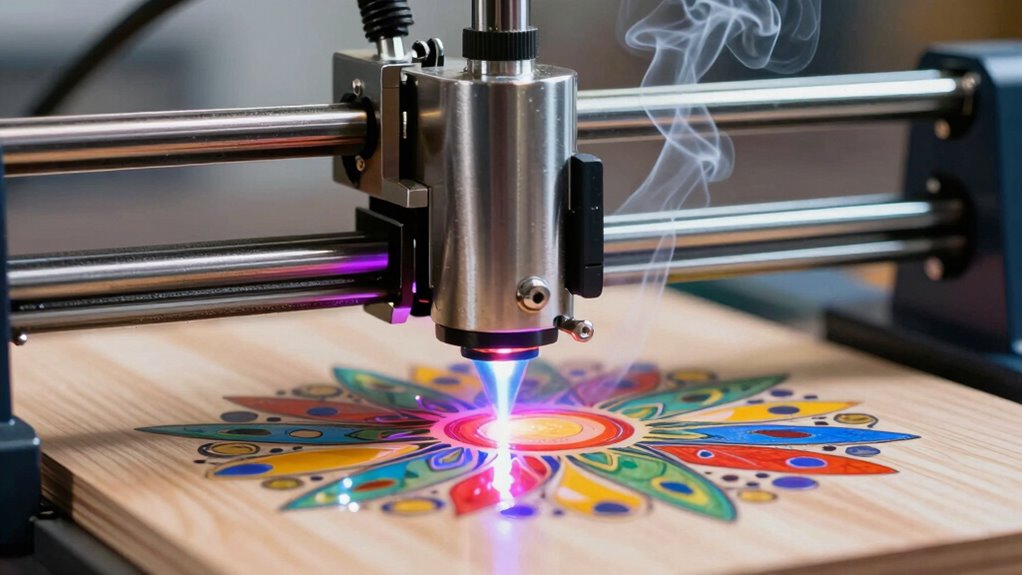 laser engraving material guide