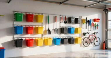 maximize garage storage space