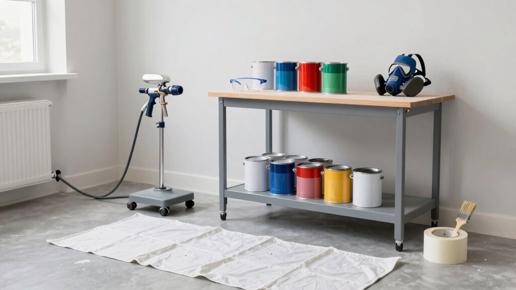 mess free painting safety tips