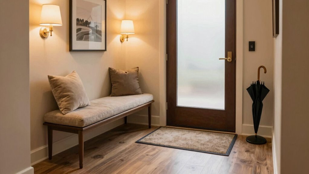 safe welcoming entryway lighting