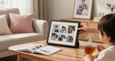 setting up digital frames