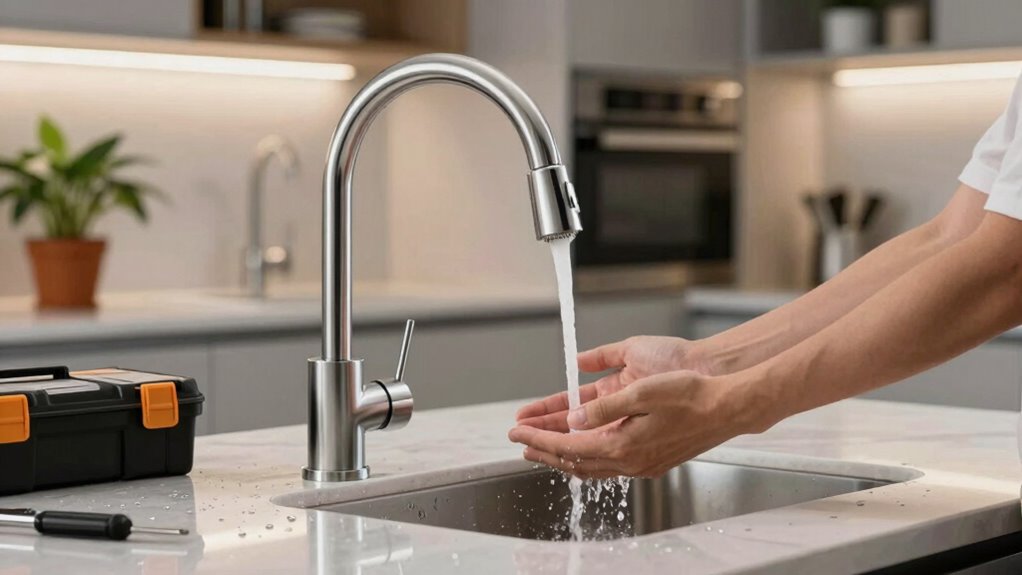 troubleshooting touchless faucet issues