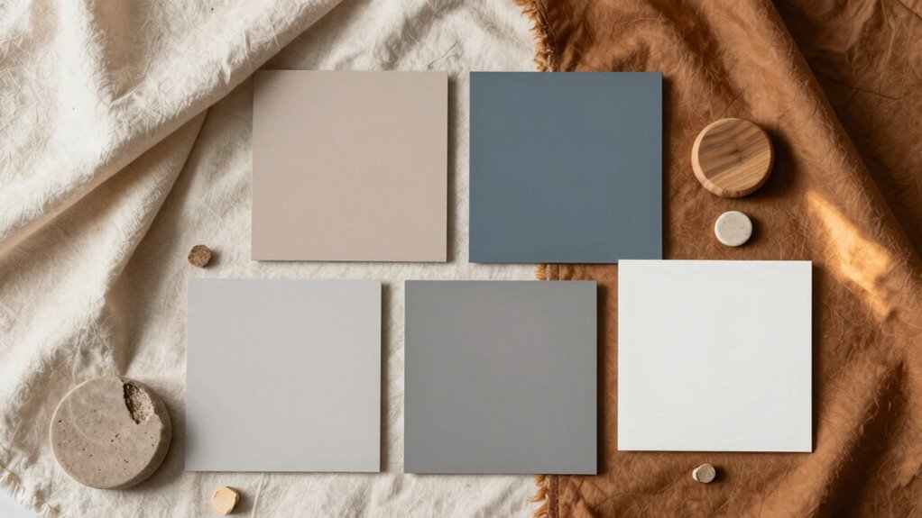 warm neutrals enhance cozy ambiance