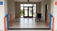 accessible secure well lit doorway