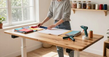 adjustable work surface