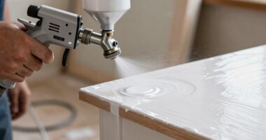 efficiency and limitations of furniture paint sprayers