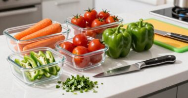 efficient vegetable preparation method