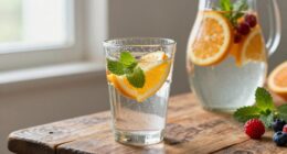 enjoying flavorful refreshing hydration
