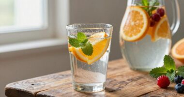 enjoying flavorful refreshing hydration