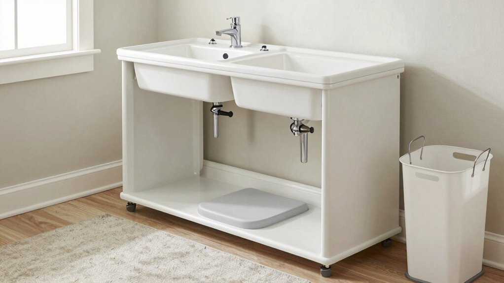 ergonomic accessible laundry area