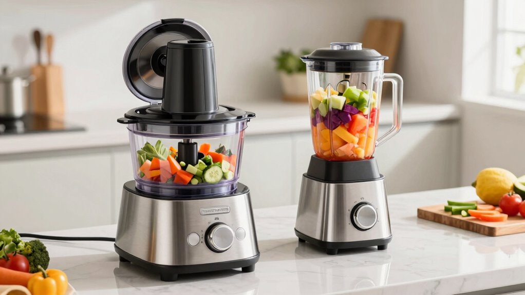 food processors versus blenders