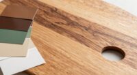 harmonizing diverse wood tones