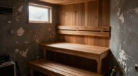 incorrect sauna placement choices