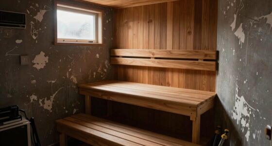 incorrect sauna placement choices