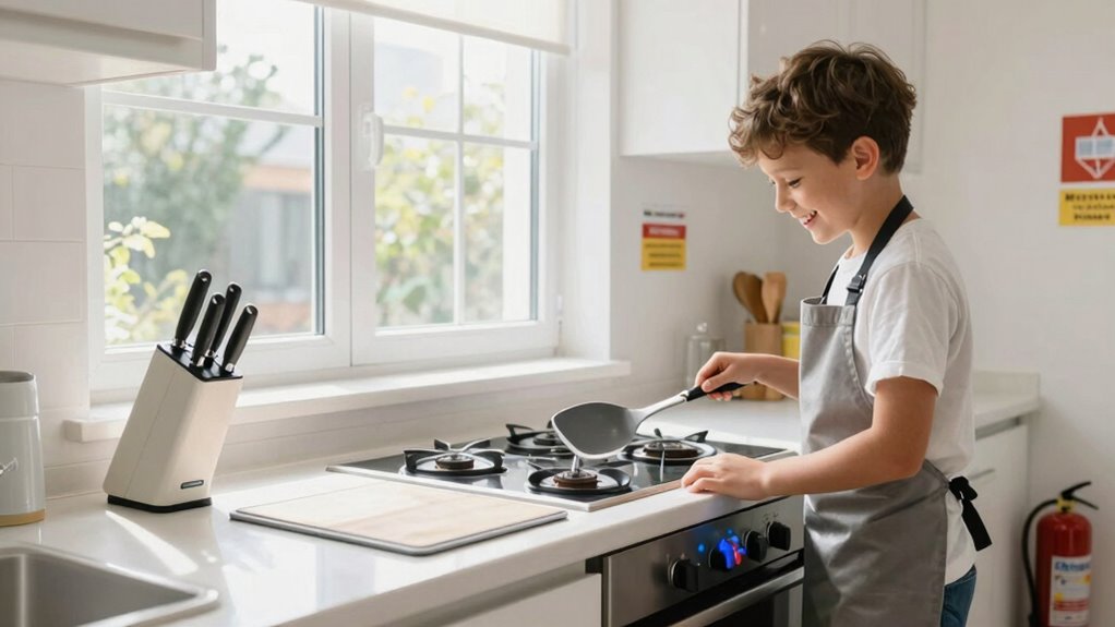 kitchen safety through organization