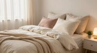 layered bedding for relaxation