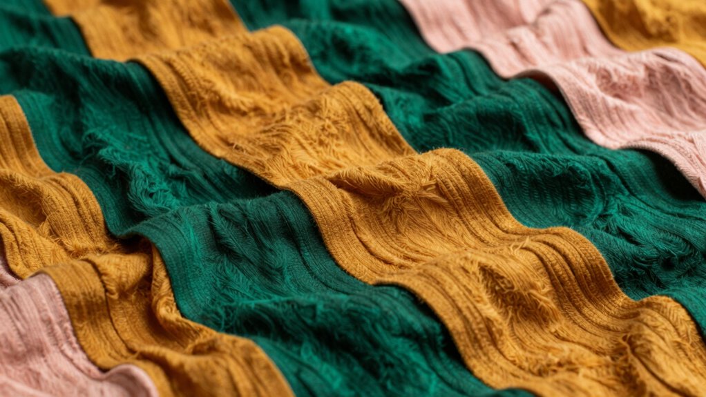 layered colors create vibrant contrast