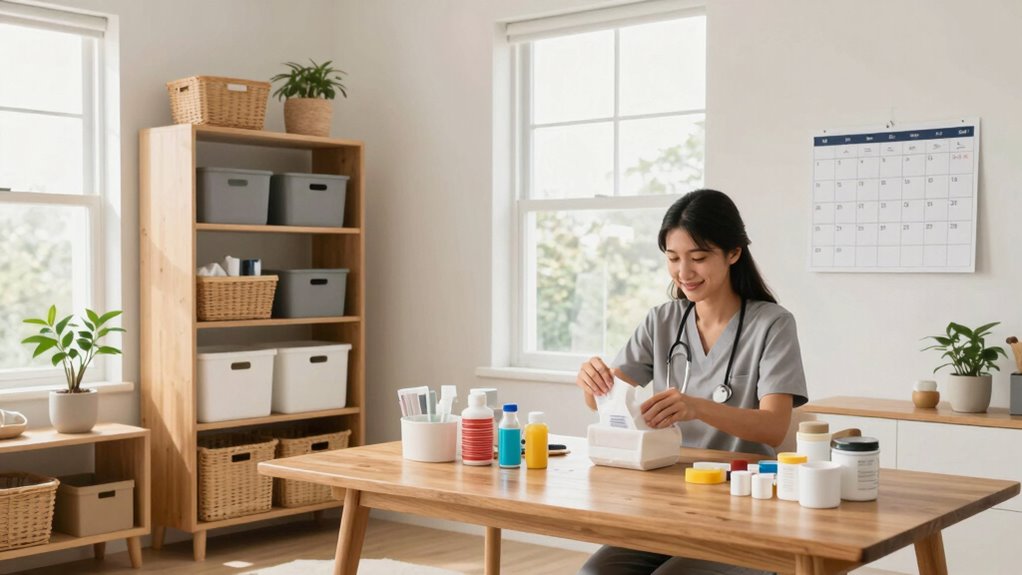 organize home ease caregiving