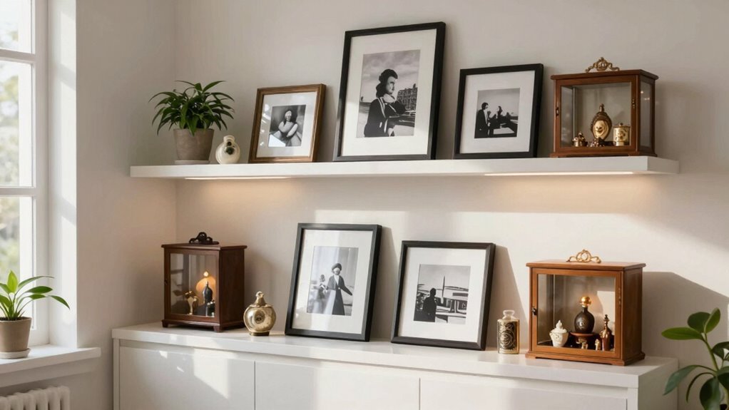 personalized memory display techniques