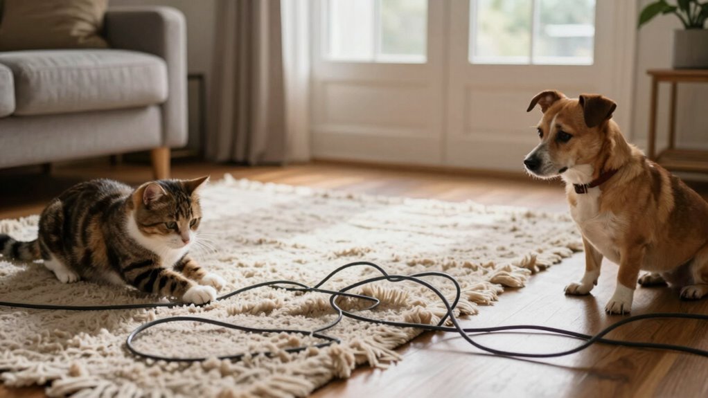 pet rug cord safety precautions