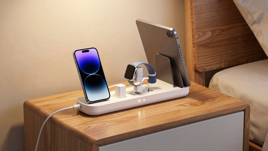 safe bedside charging stations