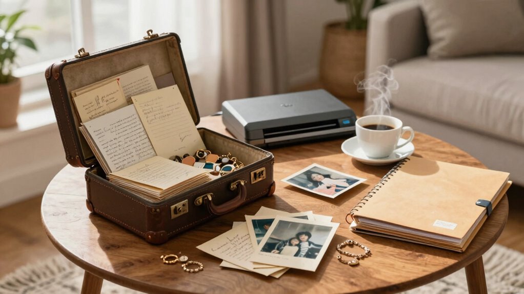 start organizing family memories