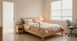 thoughtful bedroom setup