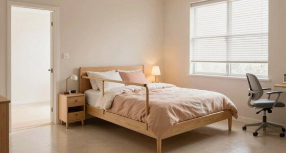 thoughtful bedroom setup