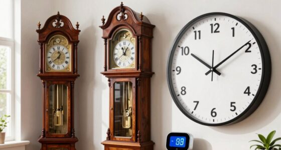types of clocks compared