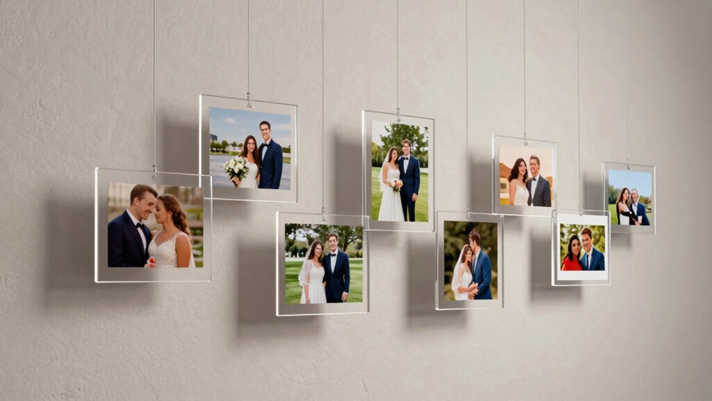vintage modern photo display ideas
