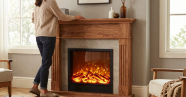 8 Best Electric Fireplaces With Mantel Storage in 2026