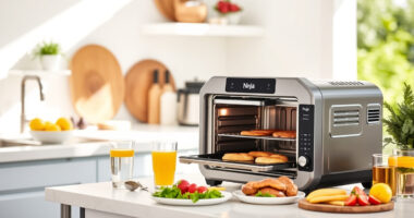 Summer Grilled Veggie Pizza with Ninja Foodi XL Pro Air Oven