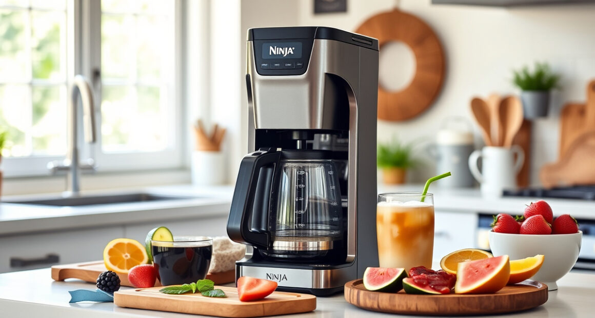 Cool Summer Iced Coffee with Ninja Hot & Iced XL Coffee Maker