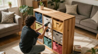 I Created A Pretty IKEA BILLY Hack That Seriously Cuts Clutter