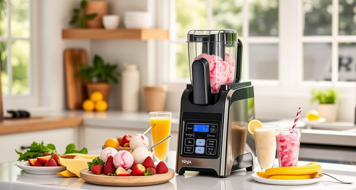 Stay Cool This Summer with the Ninja NC701 CREAMi Swirl Ice Cream Maker