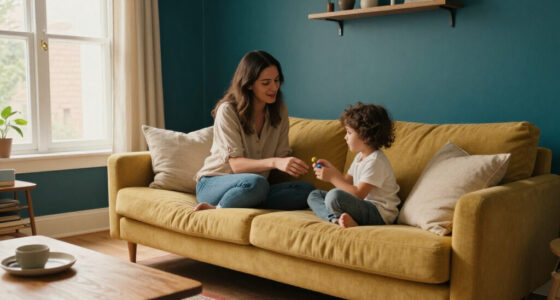 A Bold Color Turned A "Beige Everything" Living Room Into A Family Space