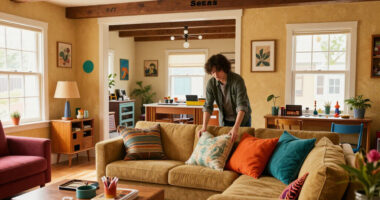 A Designer Transformed A 1977 Sears Kit House Into A Colorful Retreat