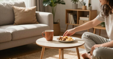 I Ate Meals At My Coffee Table For Years, Until I Found Article’s New Small-Space Dining Table