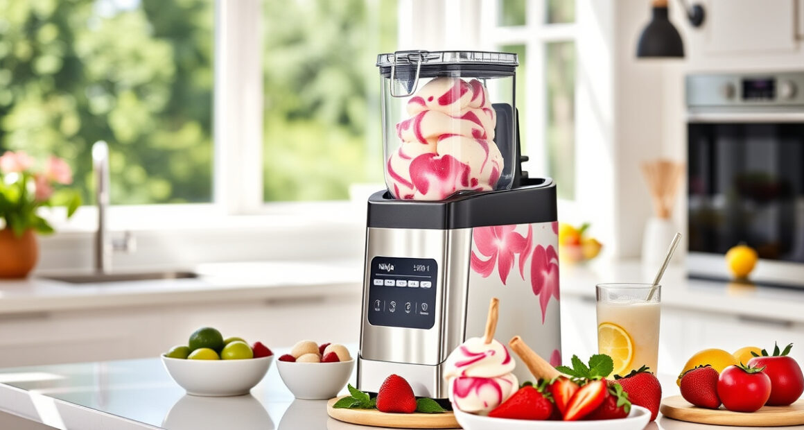 Make Your Summer Pool Party Sweet with the Ninja NC701 CREAMi Swirl