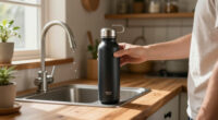 Owala FreeSip Stainless Steel Water Bottle 32 Oz Very, Very Dark